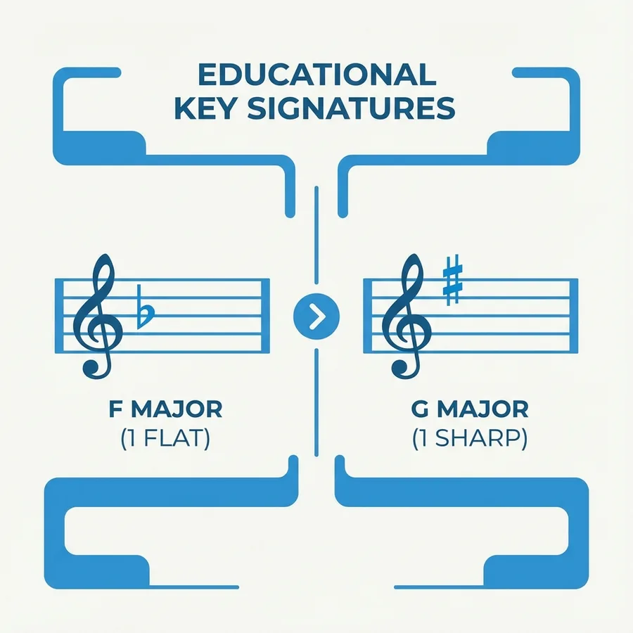 Module 18: Sight Reading Strategies — Module 18 Key Signature Chart