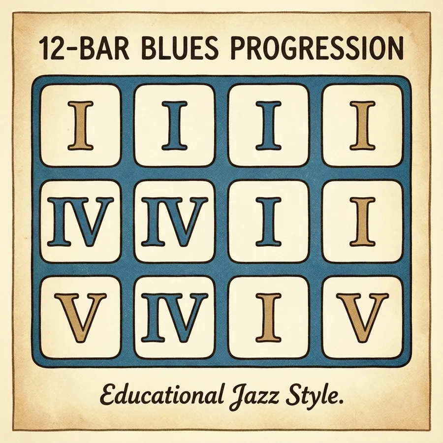 Module 26: The Blues — Module 26 12 Bar Grid